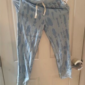NWT - GAP Kids Blue Tie-Dye Joggers